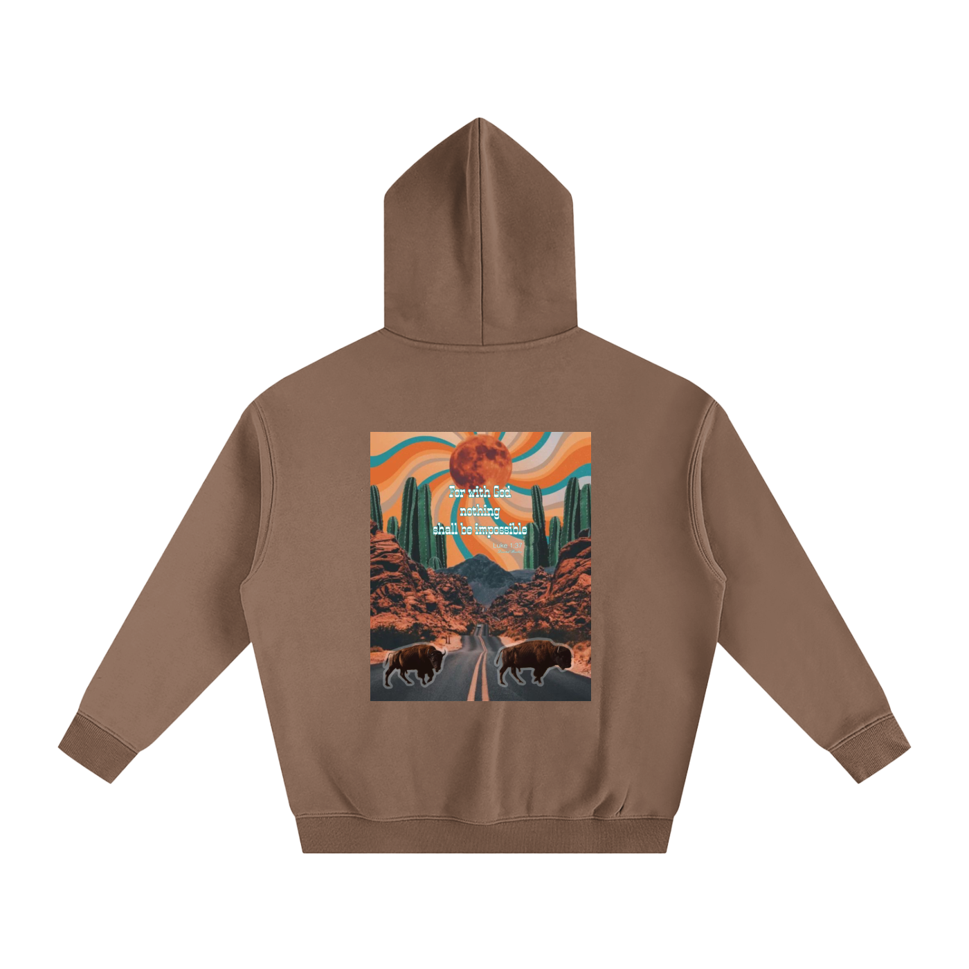 Buffalo nothing is impossible Fleeced Hoodie