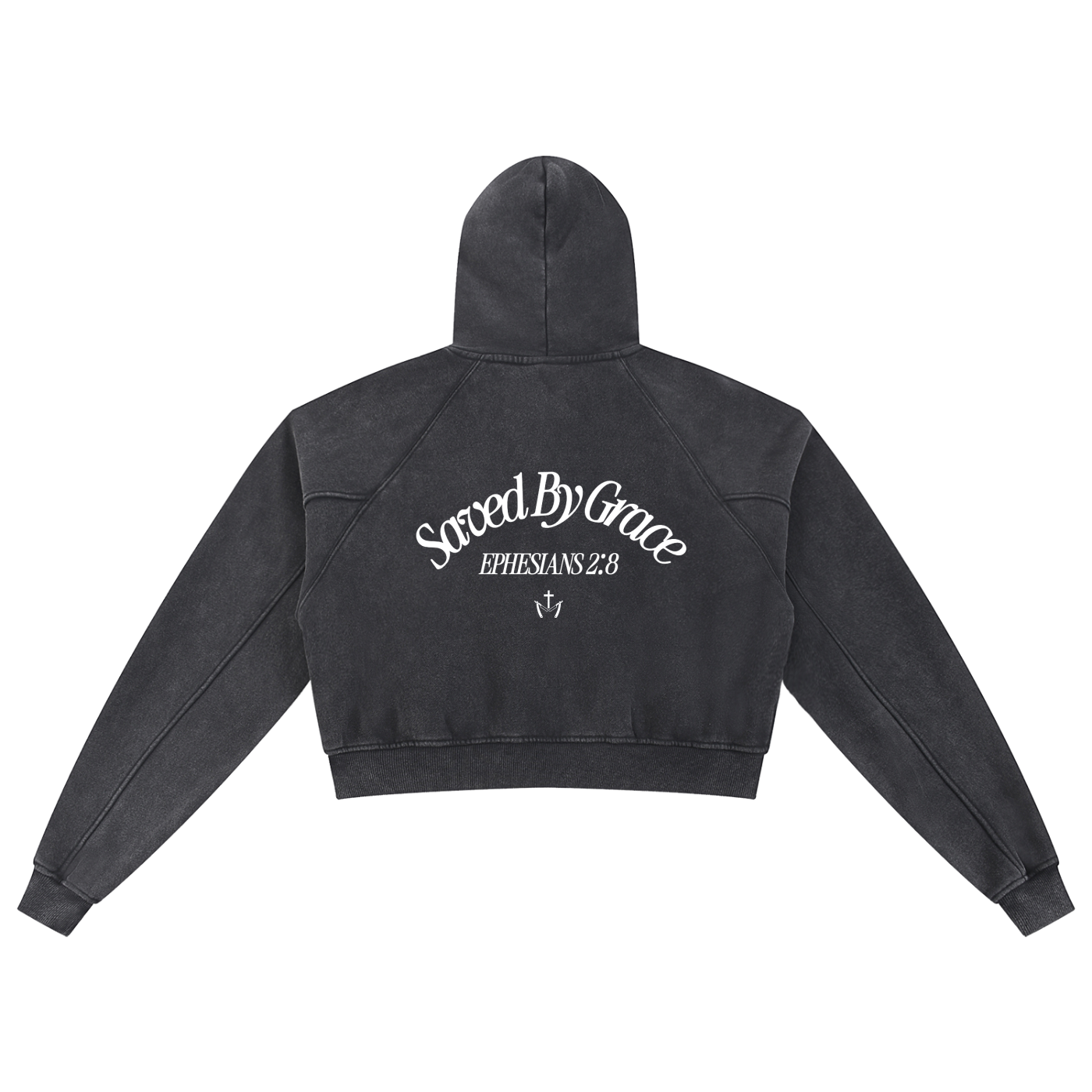 Saved by Grace Cropped Hoodie