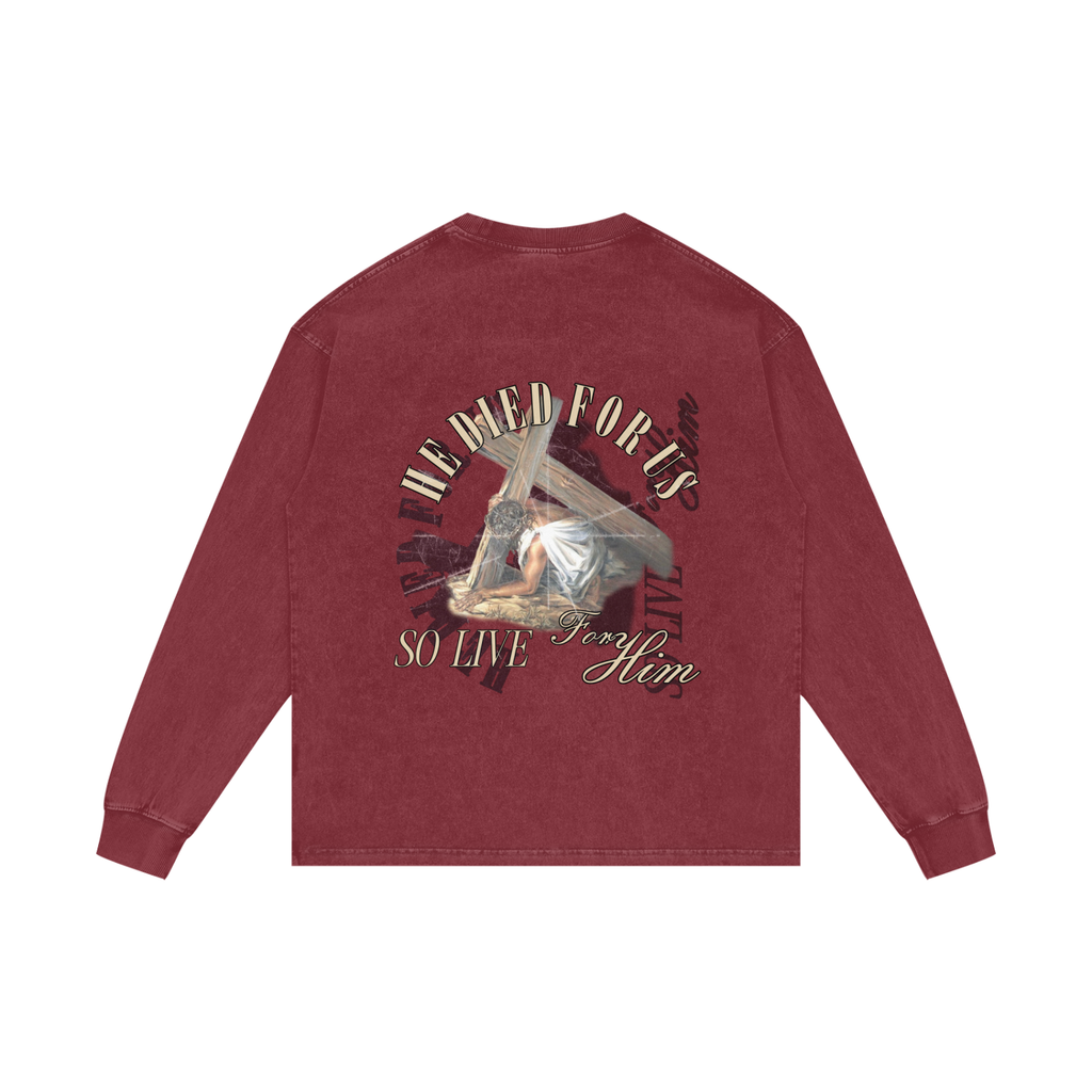 Live for Him Oversize Long Sleeve