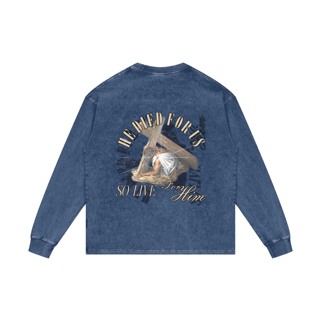 Live for Him Oversize Long Sleeve