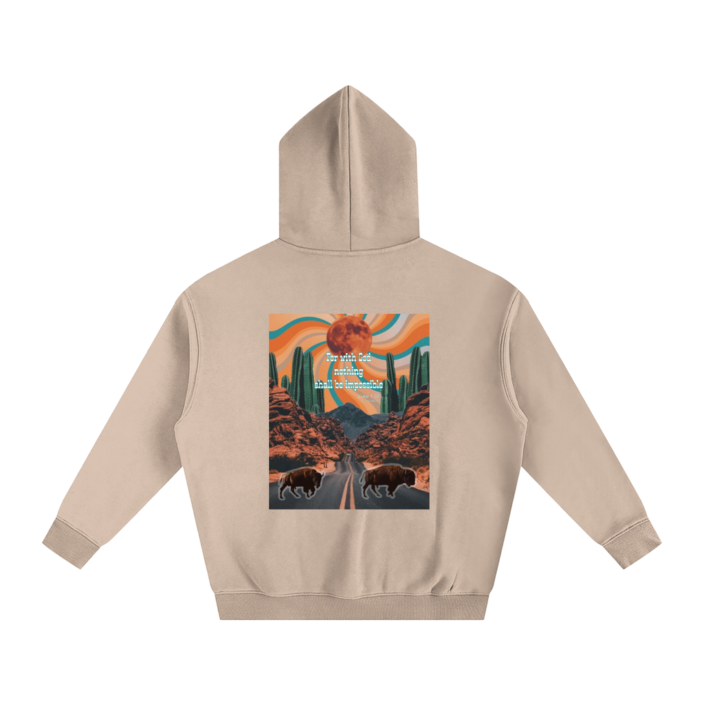 Buffalo nothing is impossible Fleeced Hoodie