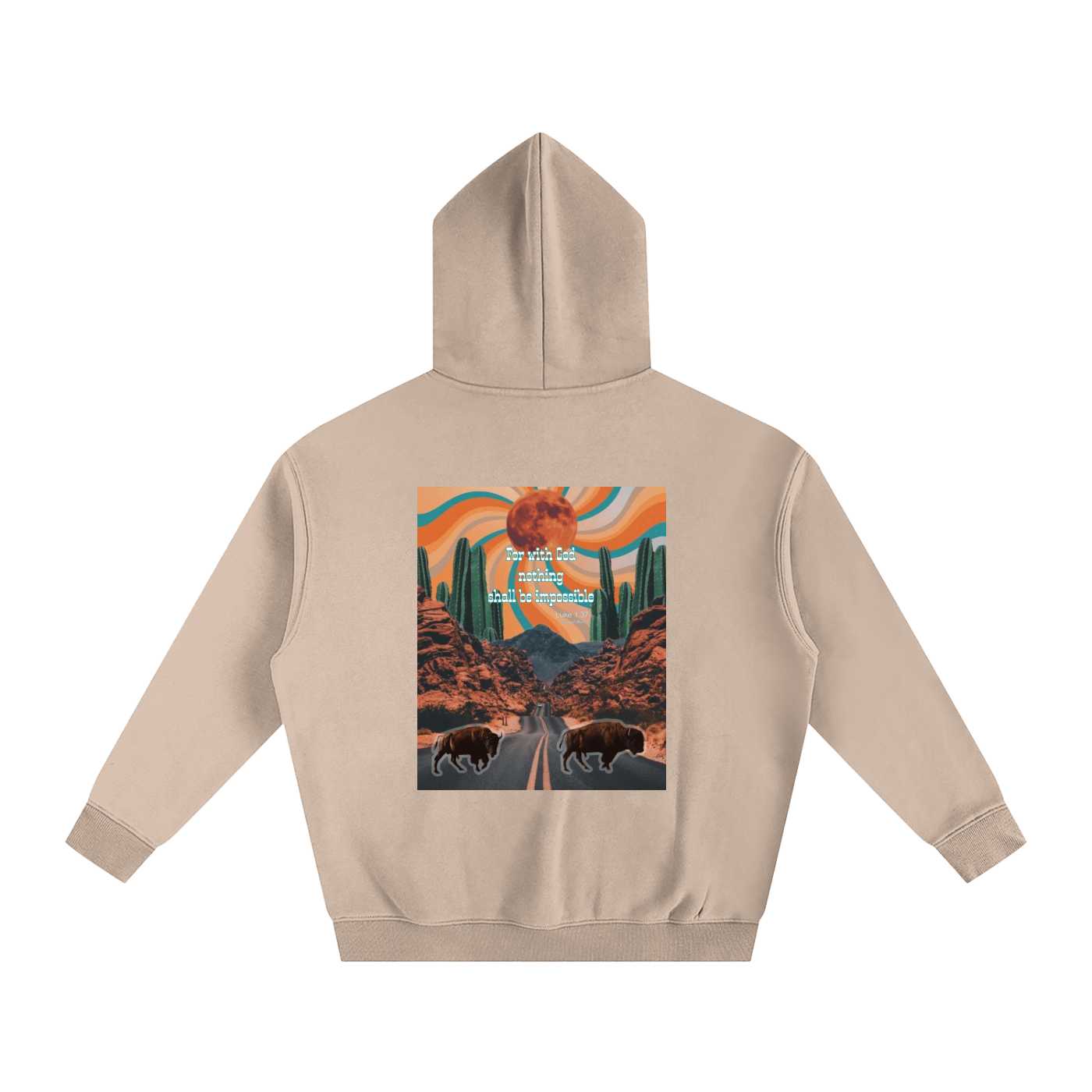 Buffalo nothing is impossible Fleeced Hoodie