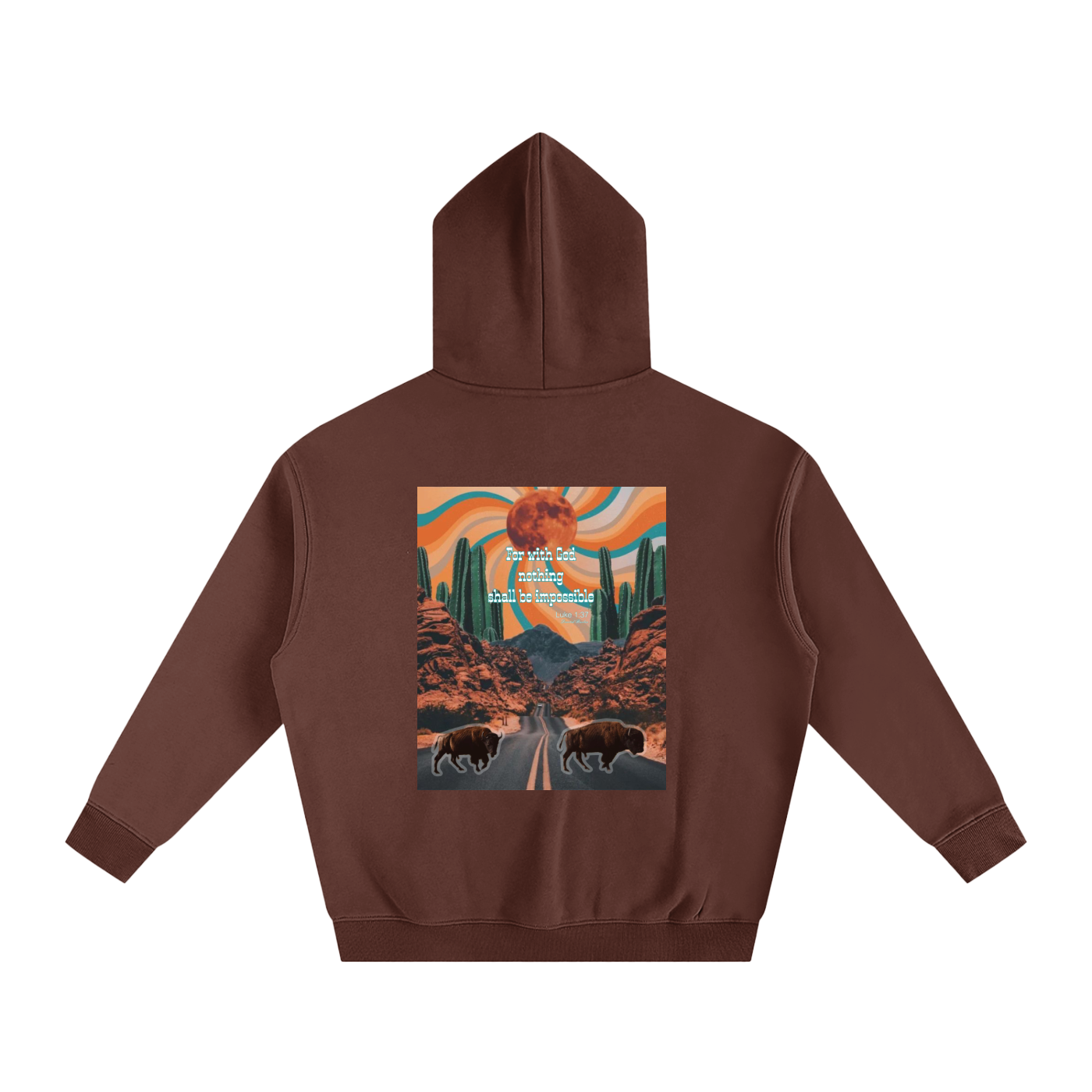 Buffalo nothing is impossible Fleeced Hoodie