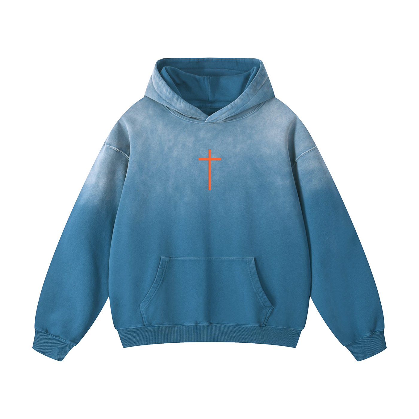 No Luck All God Sunfade Hoodie