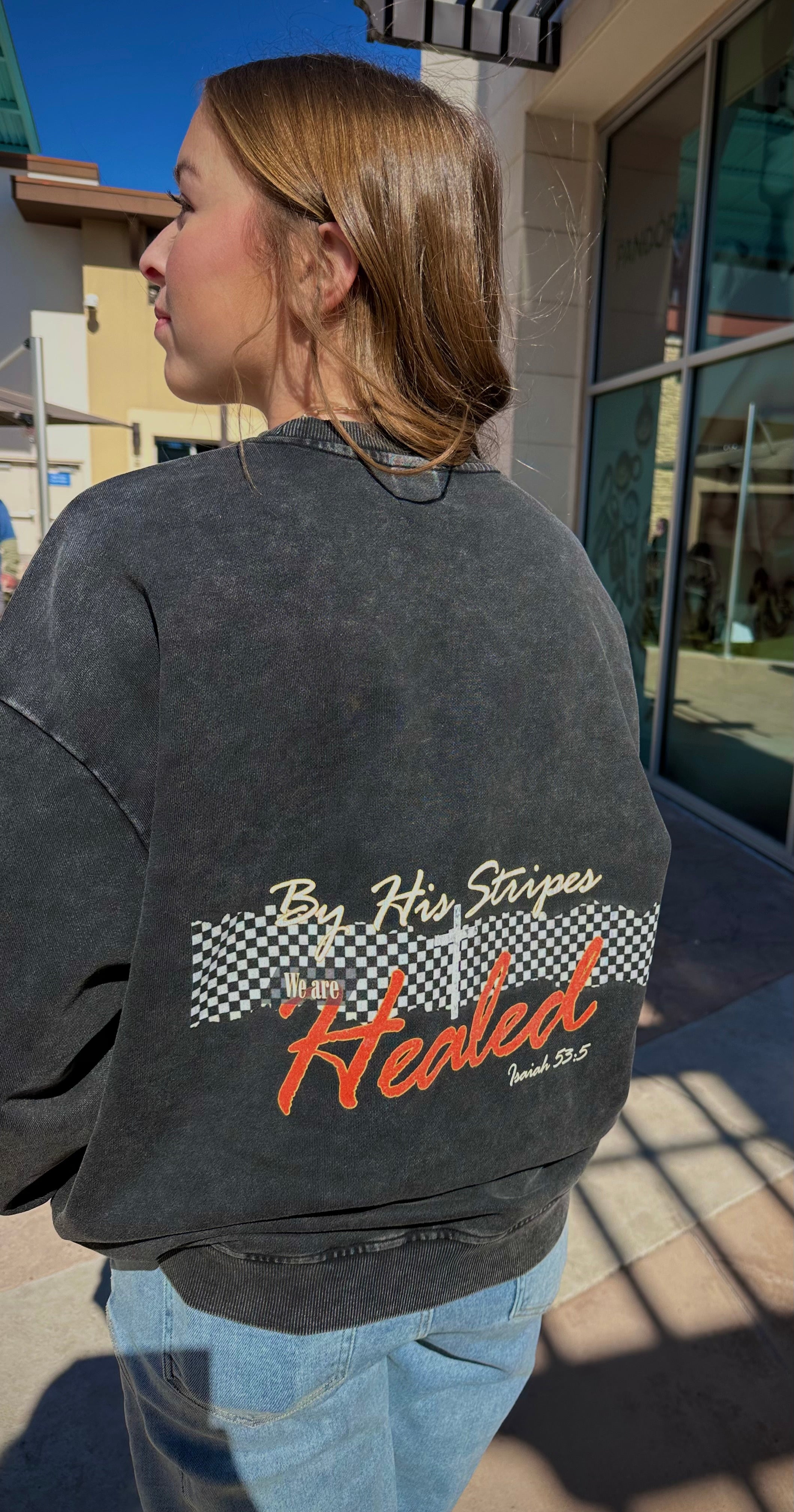 God Heals Crewneck Sweatshirt