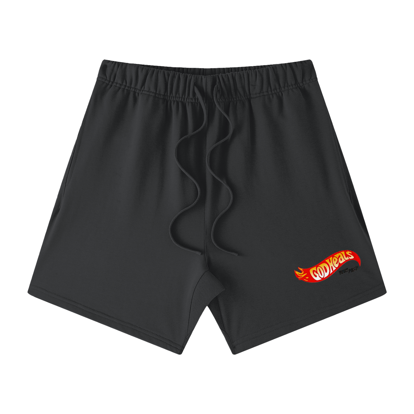 God Heals Unisex loose shorts