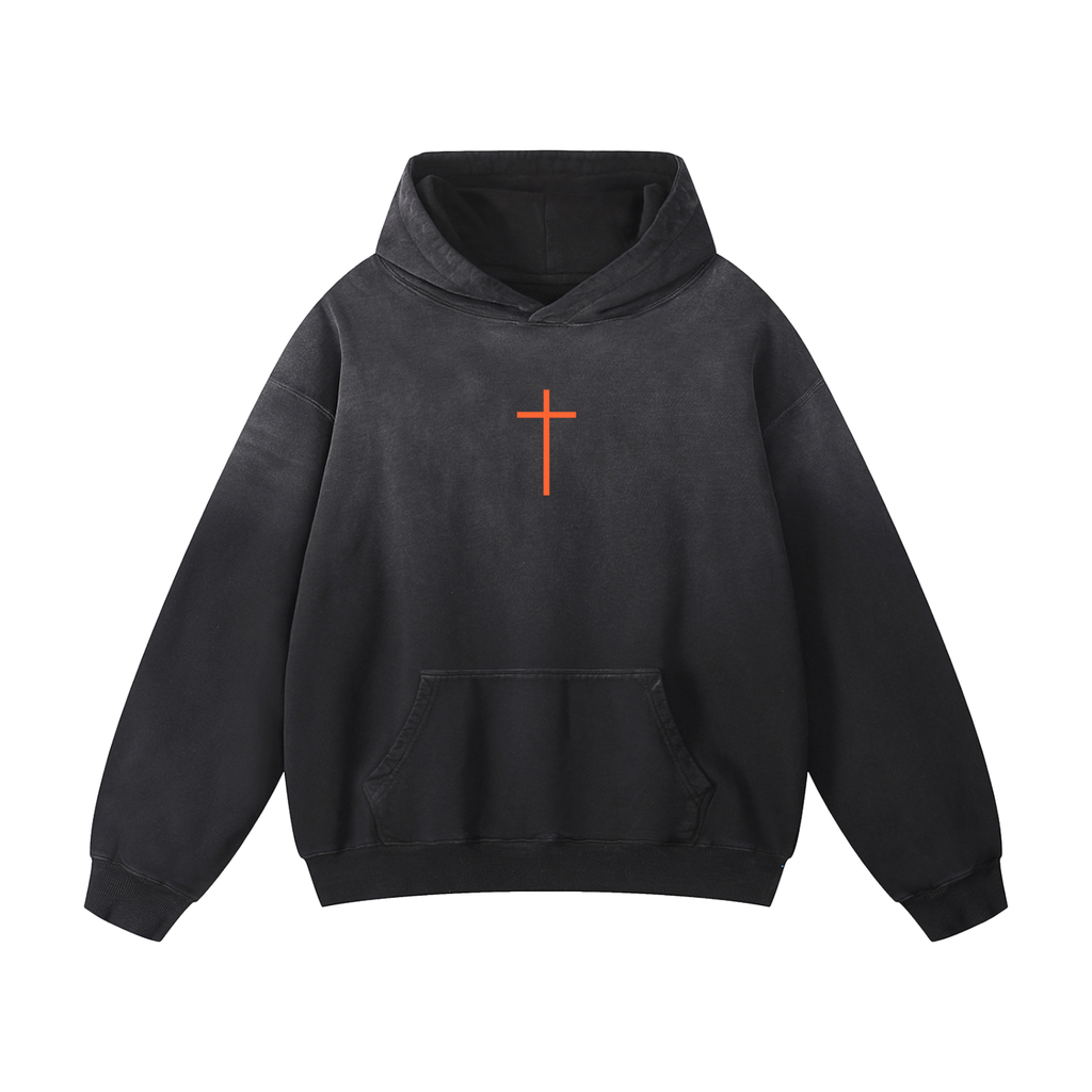 No Luck All God Sunfade Hoodie