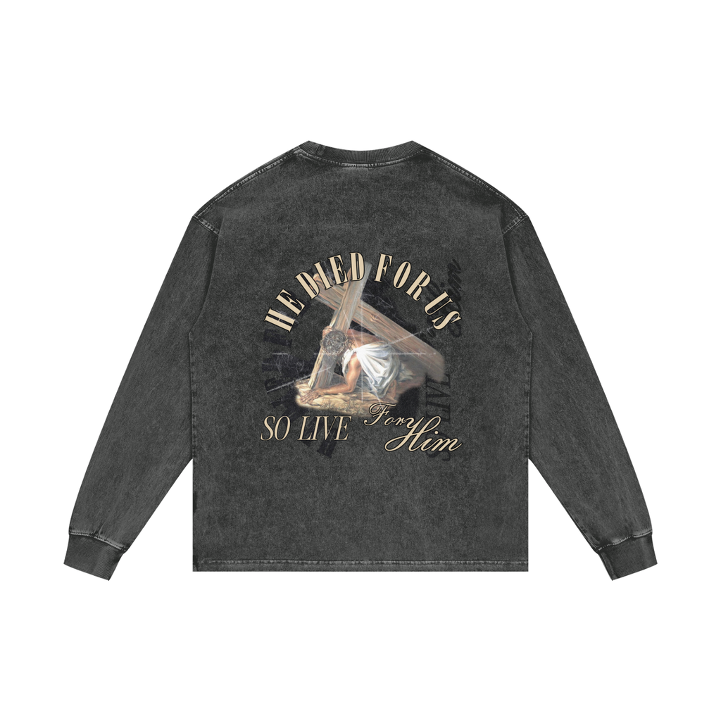 Live for Him Oversize Long Sleeve