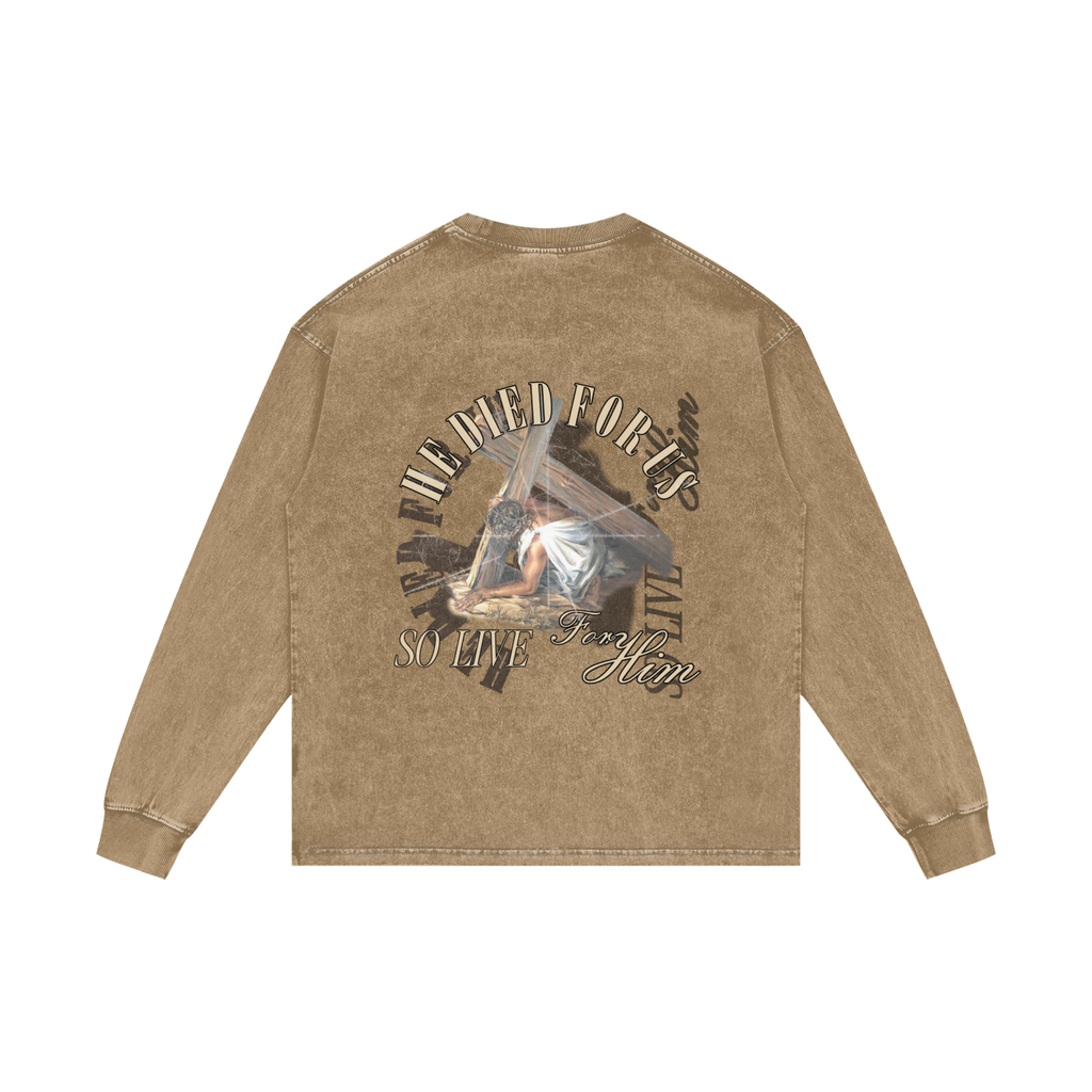 Live for Him Oversize Long Sleeve