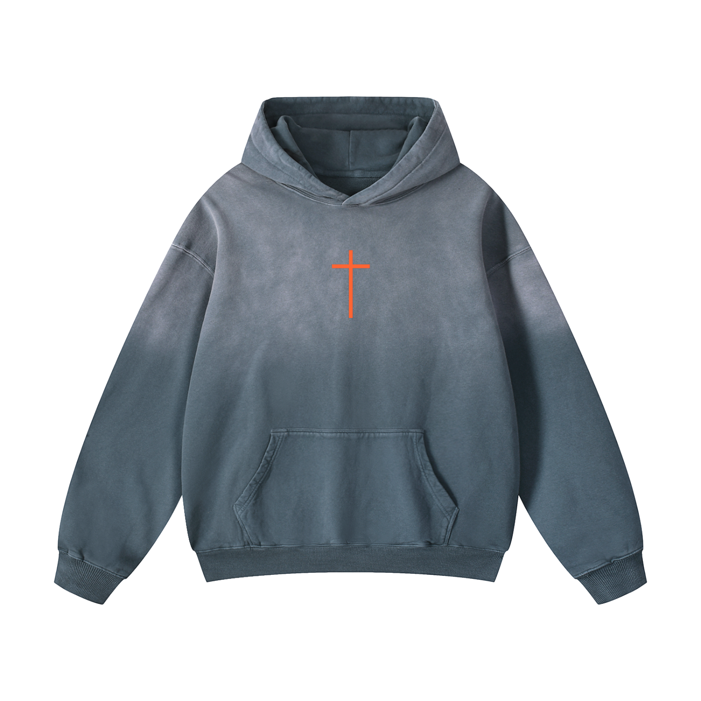 No Luck All God Sunfade Hoodie
