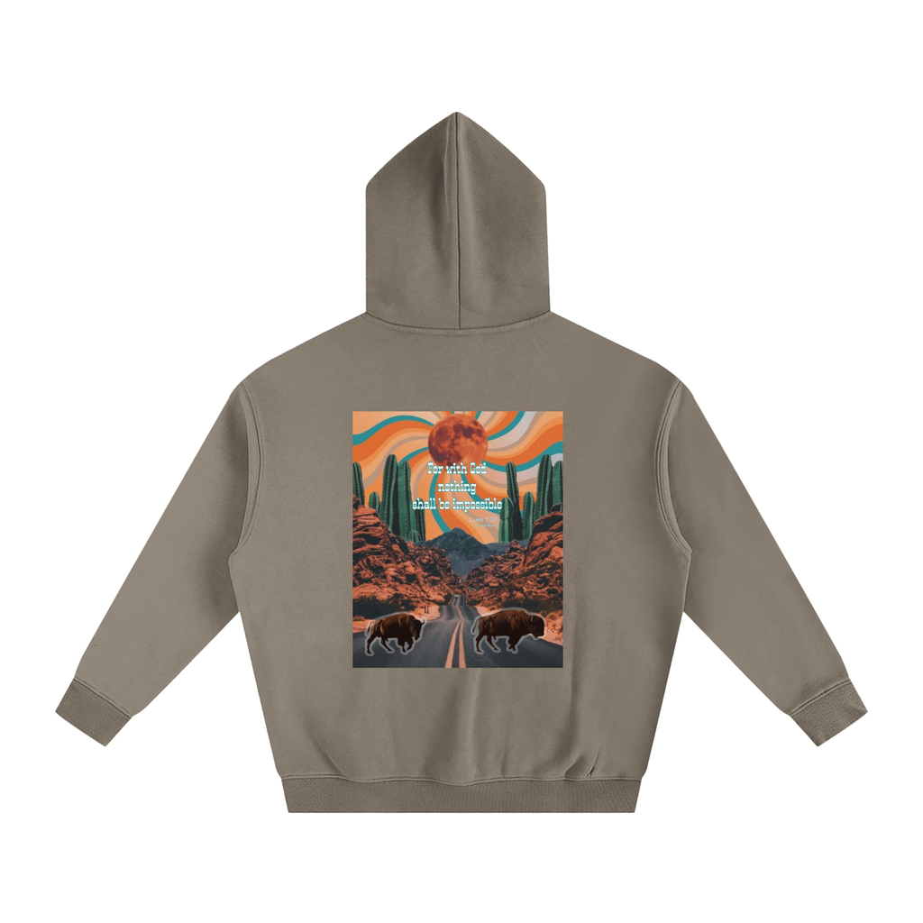 Buffalo nothing is impossible Fleeced Hoodie
